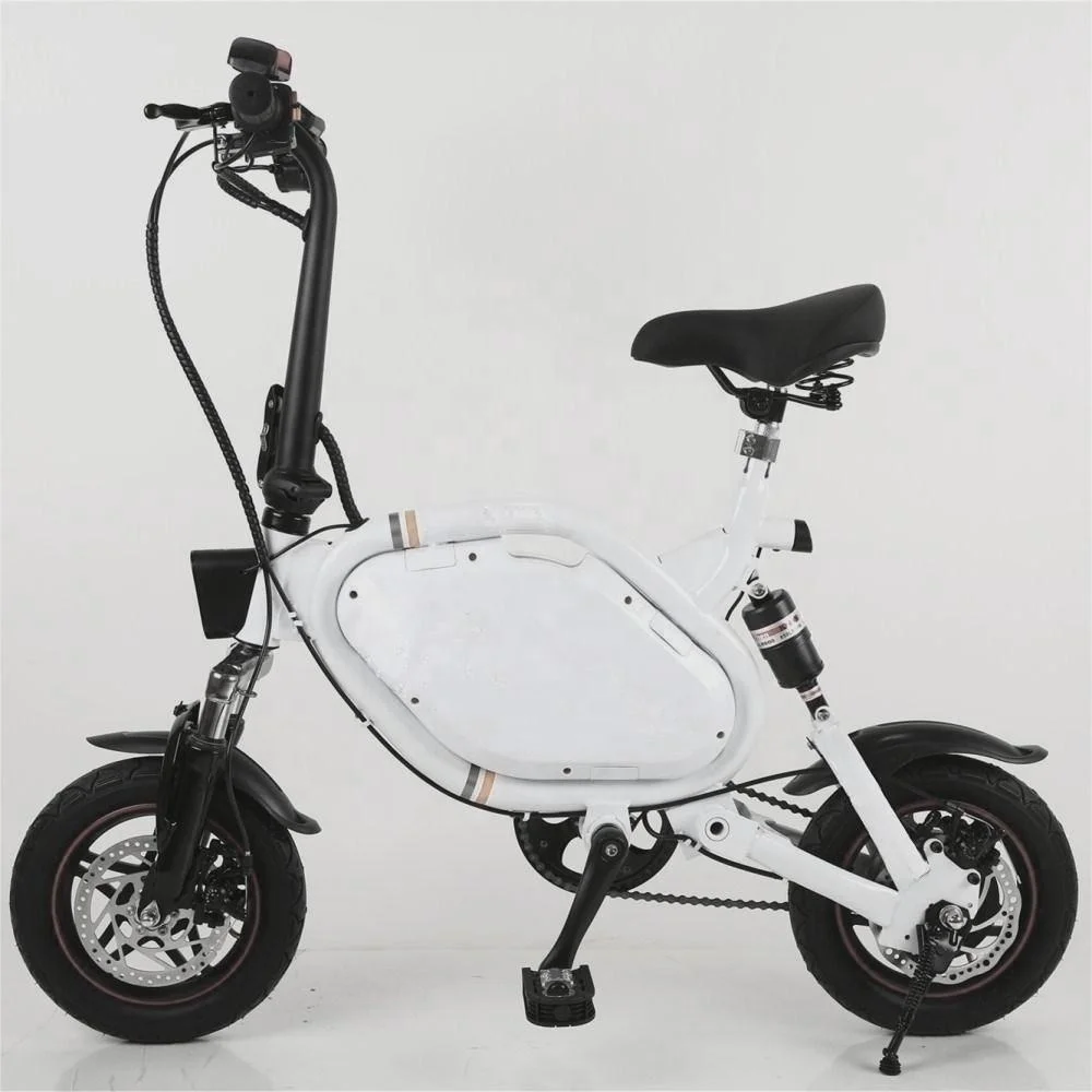 Mini Assistance Ultra Lightweight Scooter 350W 48V 12 Inch Bicycle Lithium Battery LCD Display Rear Hub Motor Aluminum Alloy
