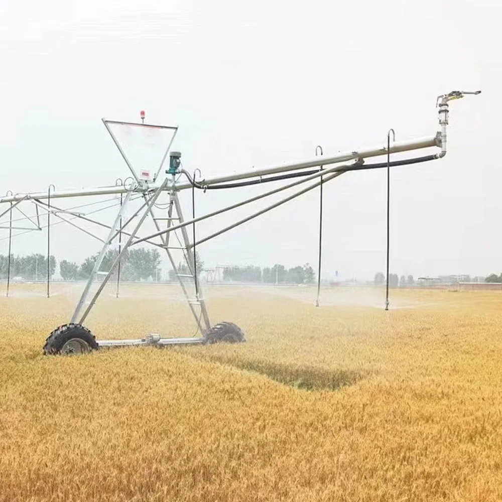 Span Length 50/56/62m Metal Center Pivot Irrigation Equipment  Agriculture Pump Engine Motor