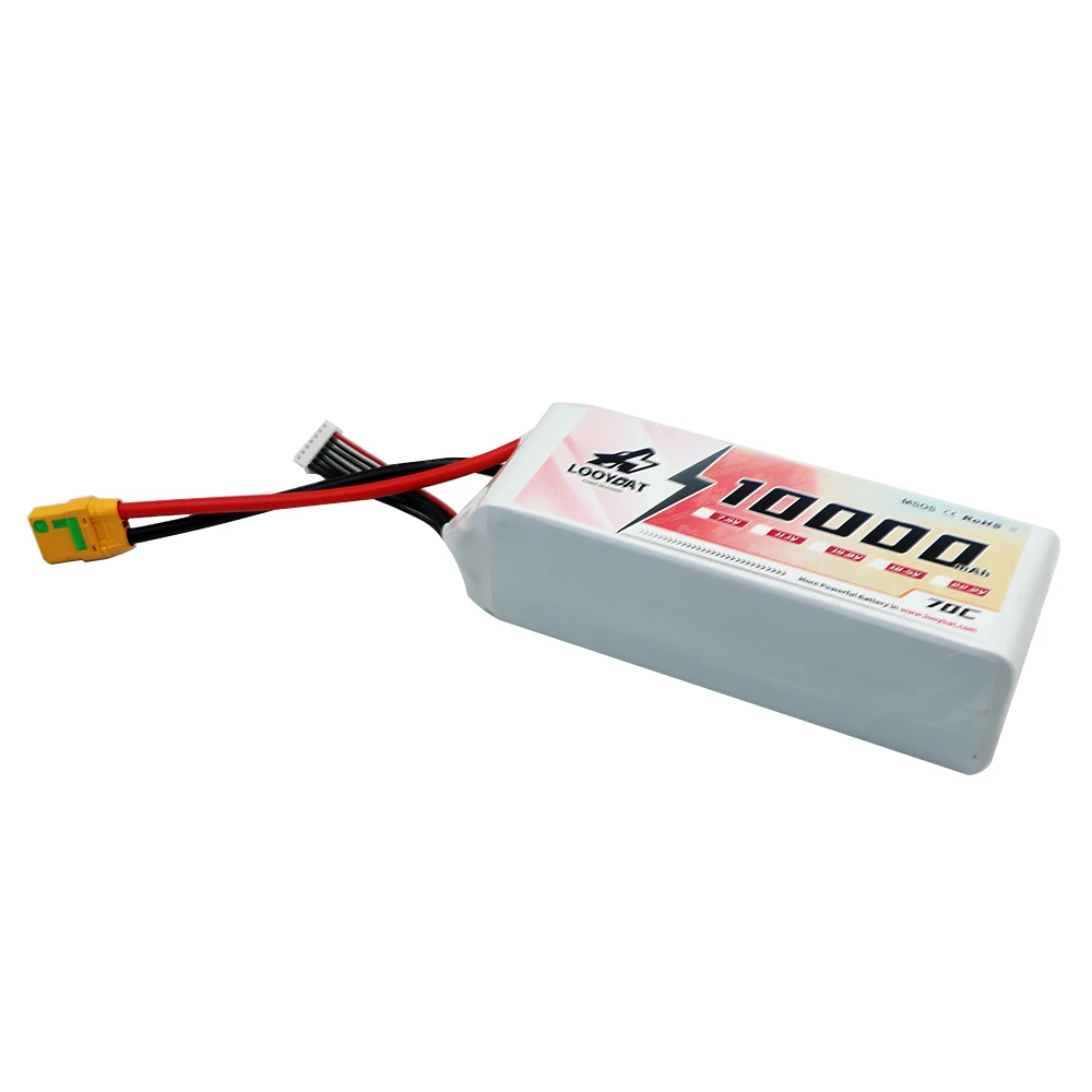 OEM ODM Support 2S 6S 10000mAh lipo battery 22.2V 60C with PCB and JST connector Lipo Li-ion Pack UAV Drone Batteries