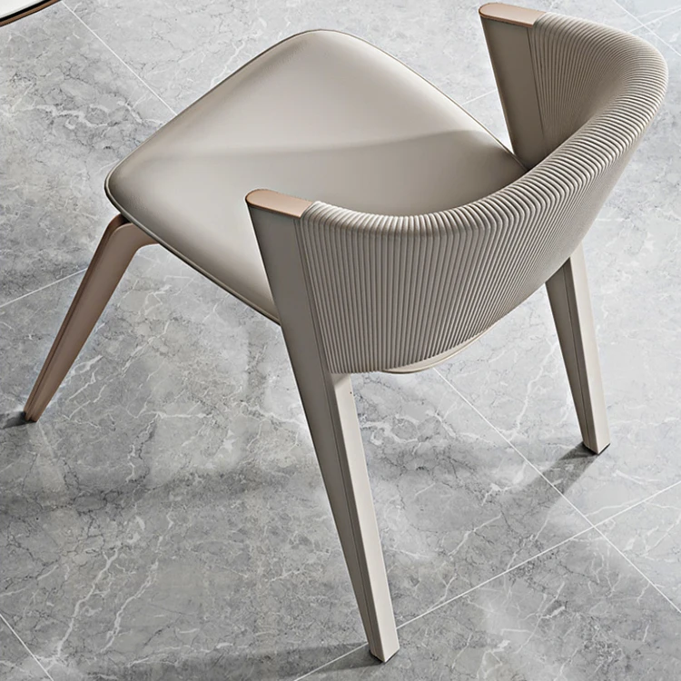 Modern hotel luxury dinning room chair set for furniture Metal stainless steel tufted Fabric restaurant dining chair