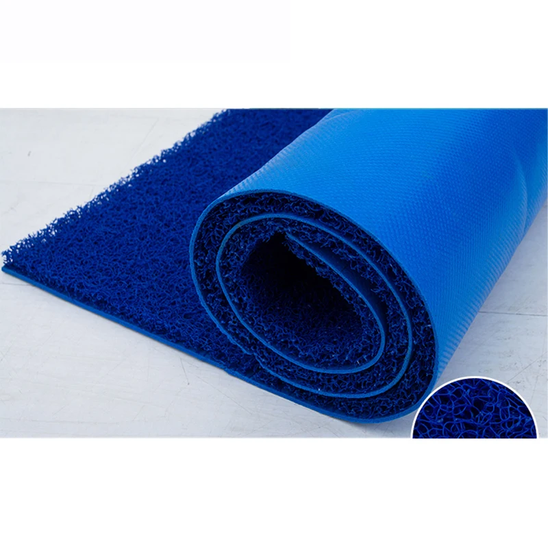 Foam backing PVC Coil Mat custom door floor mat PVC coil Vinyl Loop carpet waterproof printing PVC foot mat