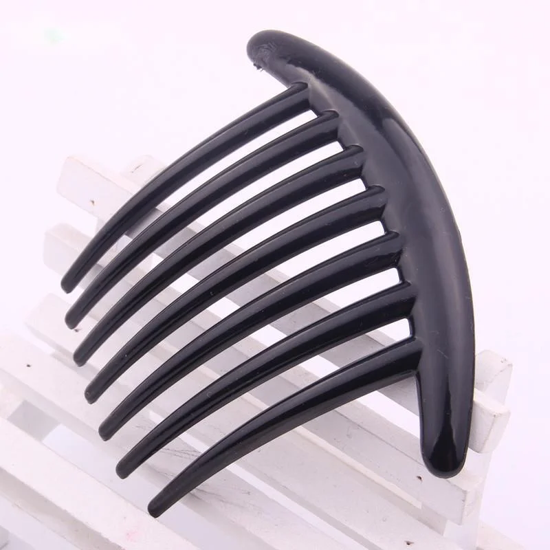 Wholesale Plastic DIY Hair Comb Accessories Big Seven Teeth Combs Hair Ornament Parts Hand Making Fashions Wedding Hair Ornament