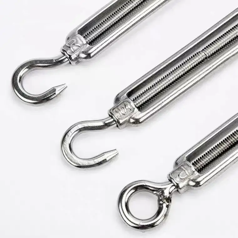 Factory Direct Sales DIN 1480 M20 Flower Basket Screws Telescopic Wire Rope Galvanized Turnbuckles Bolts
