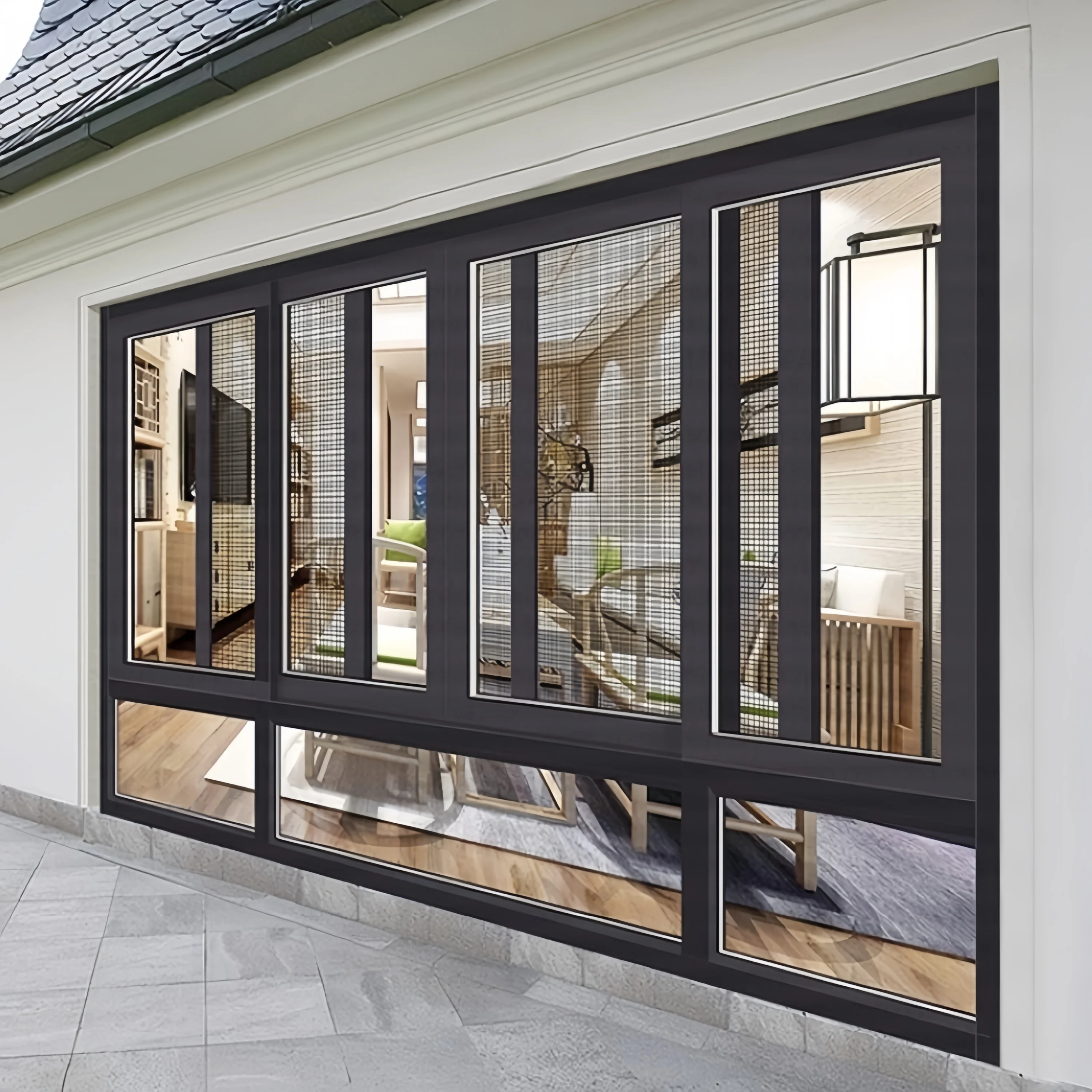 customized Best Price Sliding double glass Windows Balcony Windows Sliding Window Design modern horizontal  Window