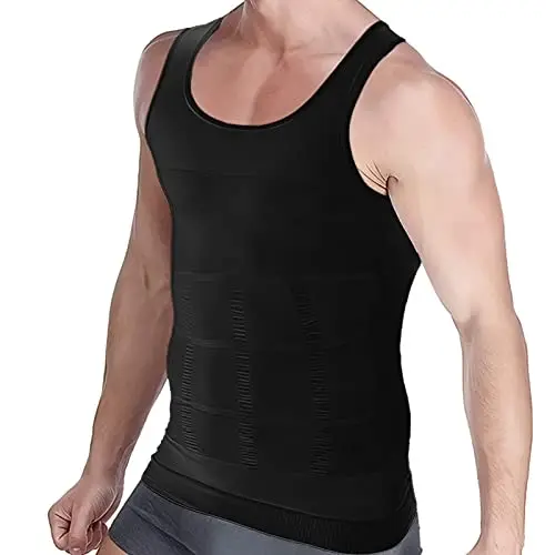wholesale Products Body Shaper Vest Shirt Compression Shirt Tank Top Shapewear compression tank top for men