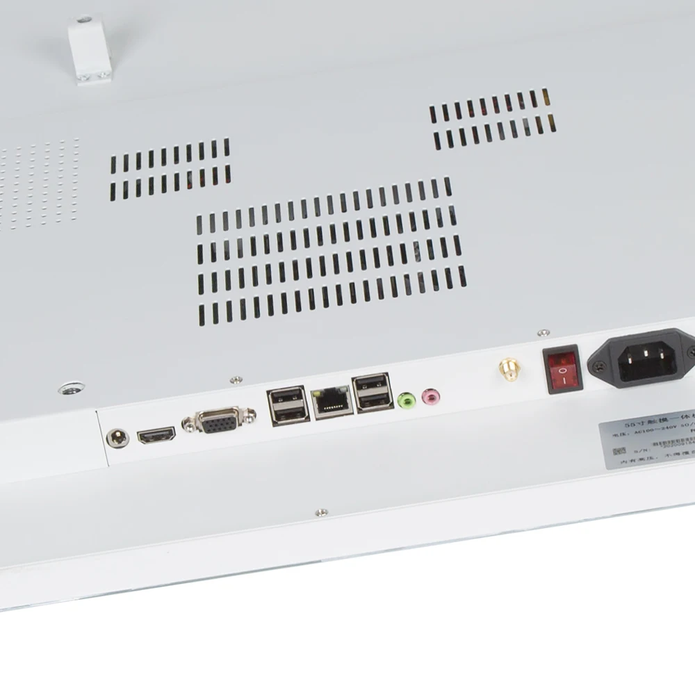 32 43 50 55 inch  touch inquiry all in one PC for kiosk selft information machine 1080P HD screen tv Hotel restaurant market