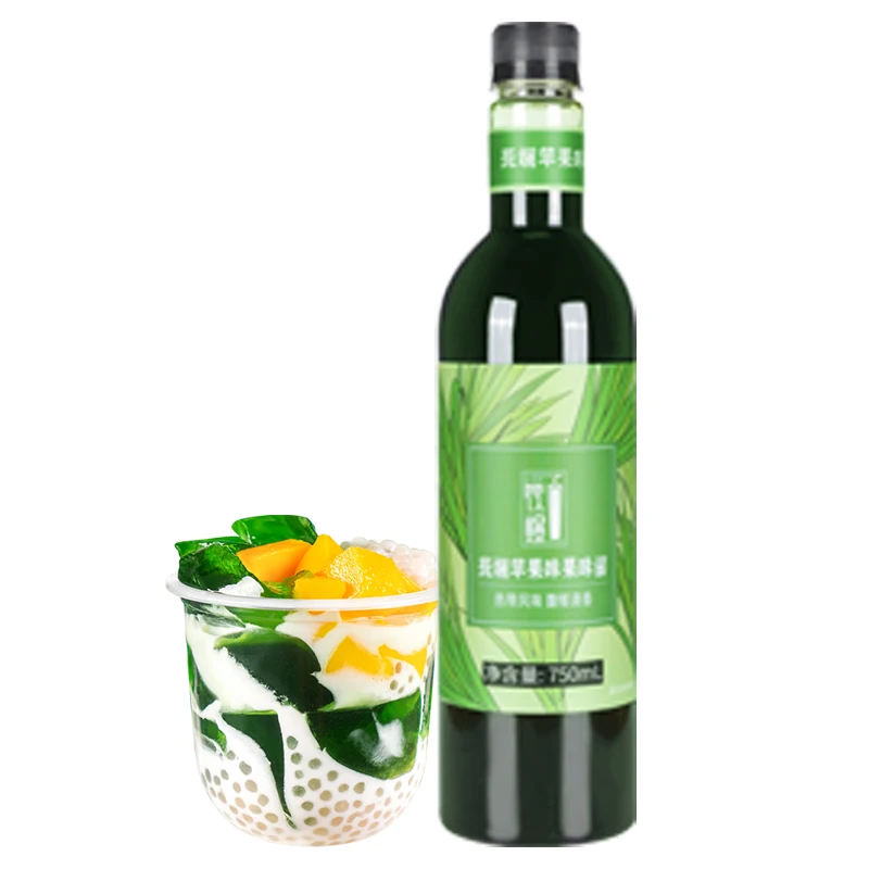 750MLOrganic Pandan Extract Fruit Juice Conecentrae For Fruit Tea