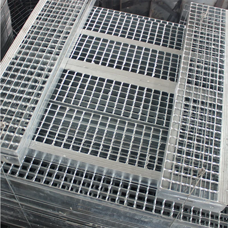 Building Construction Materials 25*5mm Hot Dipped Galvanized flooring grid grating steel open grid steel floor grating