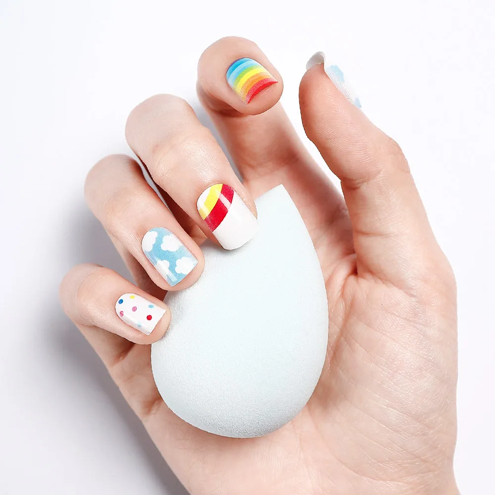 Cute Cartoon image Child false nails little miss nails for little girls