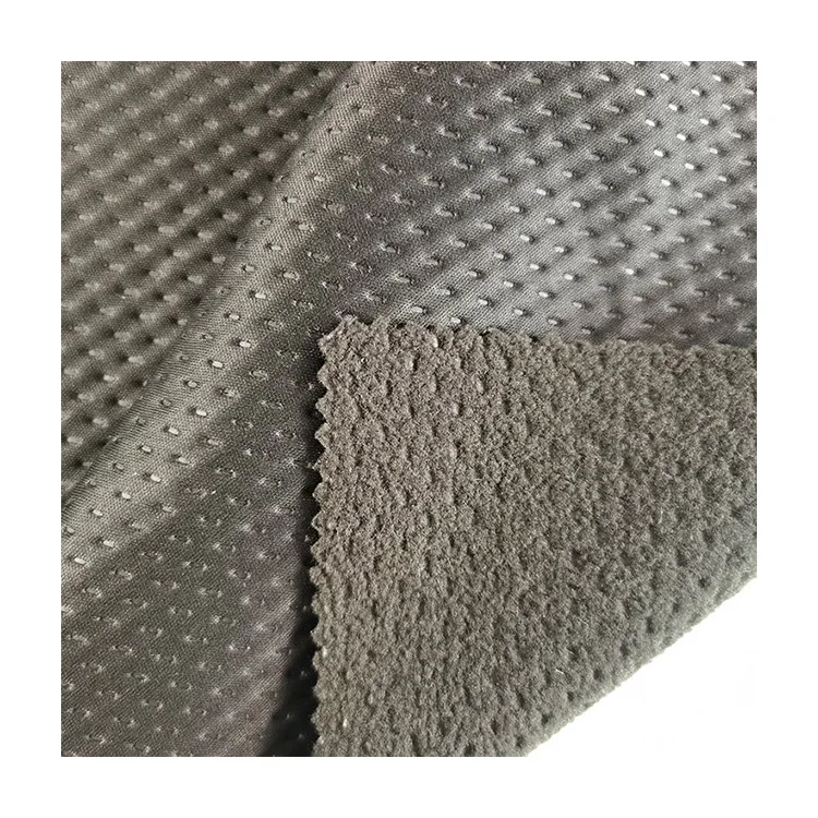 
ultrasonic quilt knit fabric interlock knitted and polar fleece fabric 