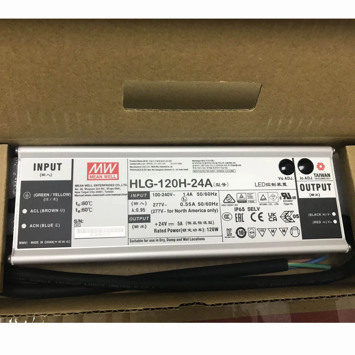 Среднее значение переменного тока в постоянного HL-G-480H-24B h lg 480 24a 20a 24v светодиодный драйвер с регулируемым затемнением 480w водонепроницаемый