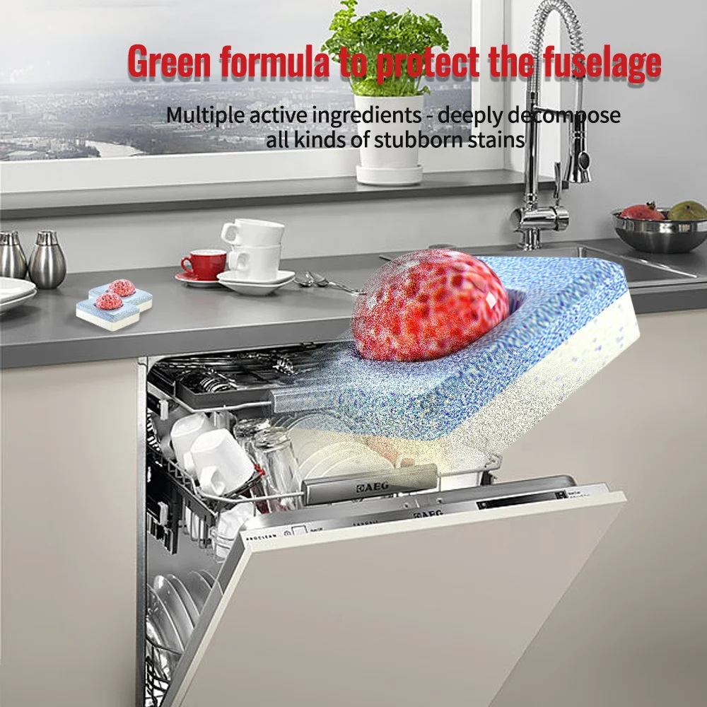 OEM/ODM Dishwashing Tablets, Dishwasher Tablet, Kitchen Cleaning Tablets Degreasing Dishwasher Tablet