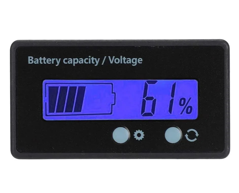 Battery Indicator 12V24V48V60V72V84V Lead-Acid Lithium Battery  Power Displays Module Power Displays Meter GY-6GS