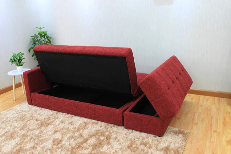 Living room furniture designed for department or small places with modern style sofa high quality couch sofa bed with storage