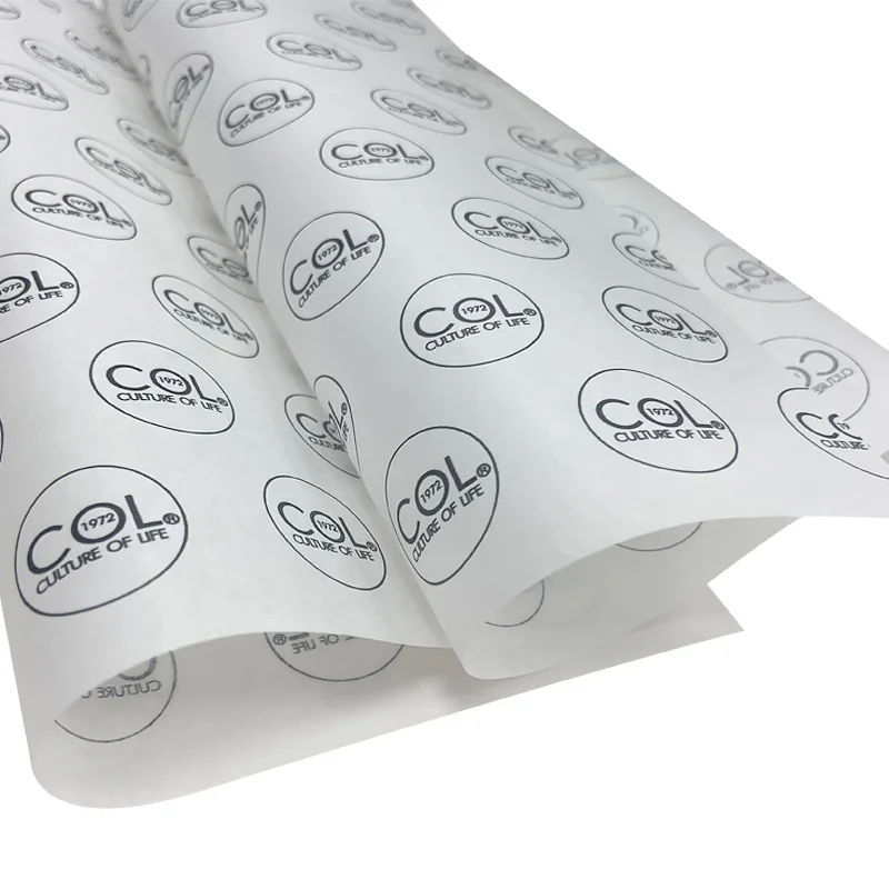 China paper supplier 17 gsm custom Colorful Tissue Paper Packing Paper for box