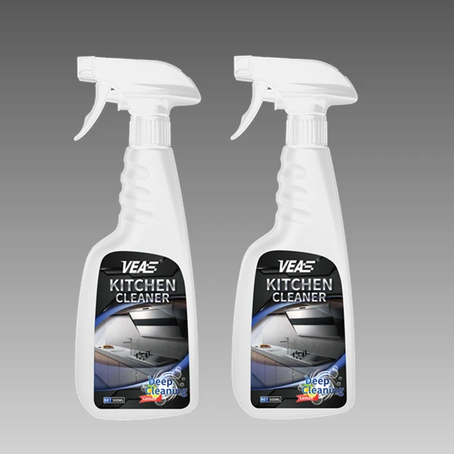 Multi-Purpose Heavy Oil Stain Remover spray grease bubble Liquid Kitchen Cleaner glass cleaner