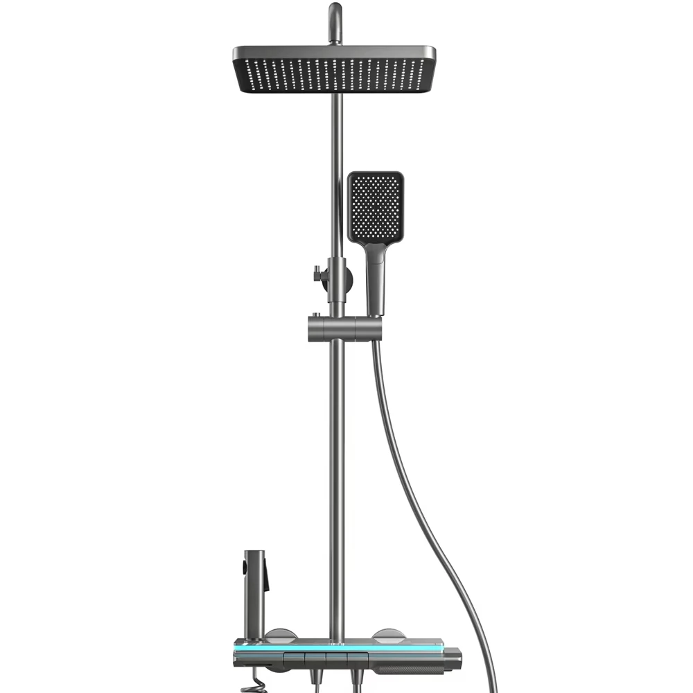 Modern bathroom design smart shower Constant temperature digital shower