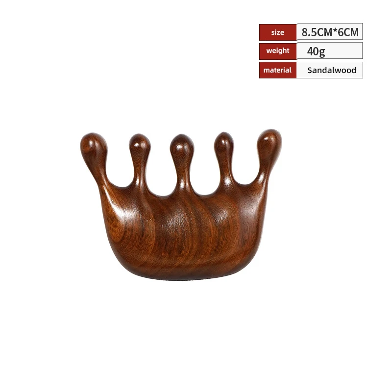 custom logo dredge meridians hair massager comb hair scalp massager brush for hair growth