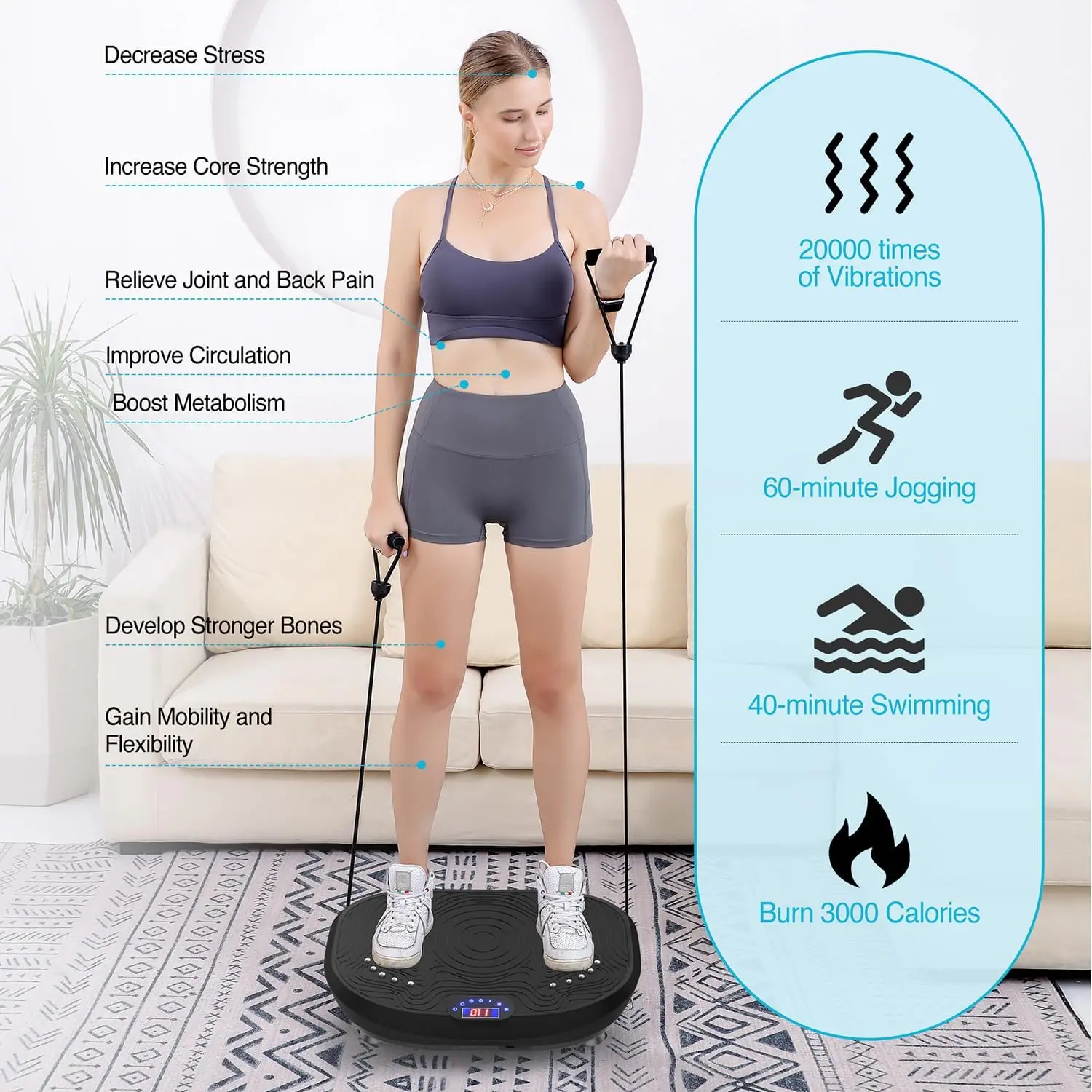2023 vibro slim fitness platform oem odm 3d/4d hot ultrathin body slimmer vibration plate exercise machine