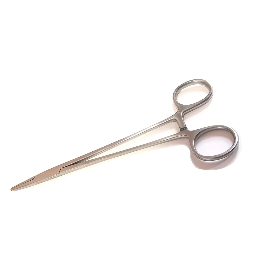 high quality stainless steel medical veterinary needle holder 14cm
