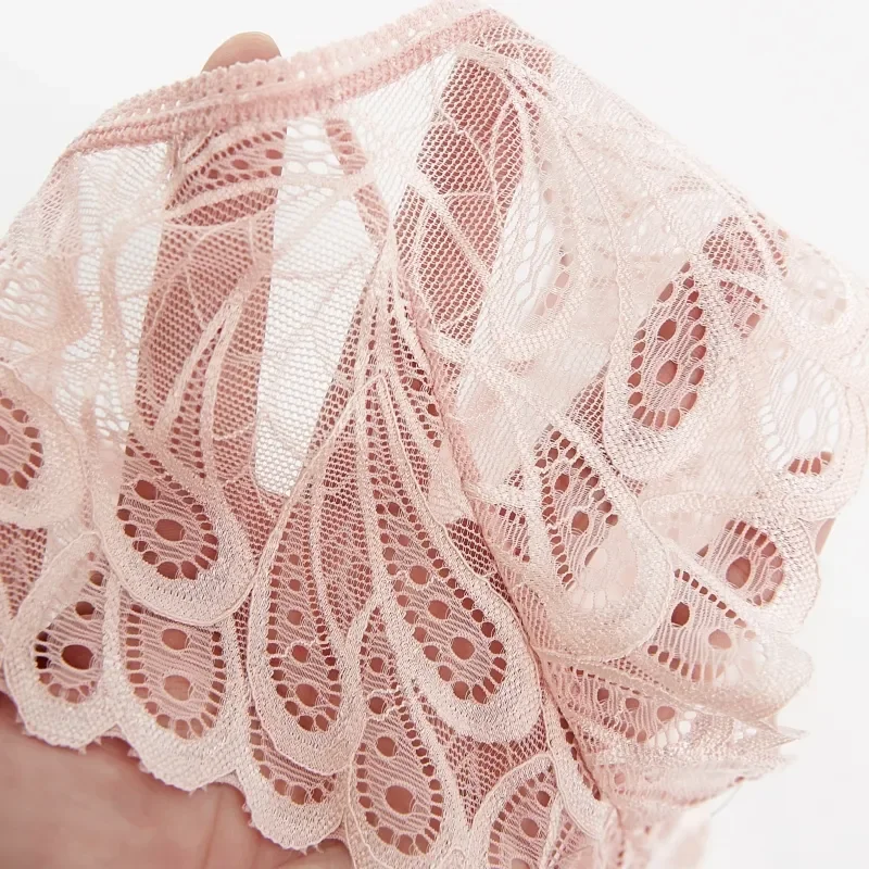 Lady Briefs S-L Size Sexy Panties Lace Intimate Women Lingerie Thongs Solid Underwear Fashion Underpants Breathable G-string