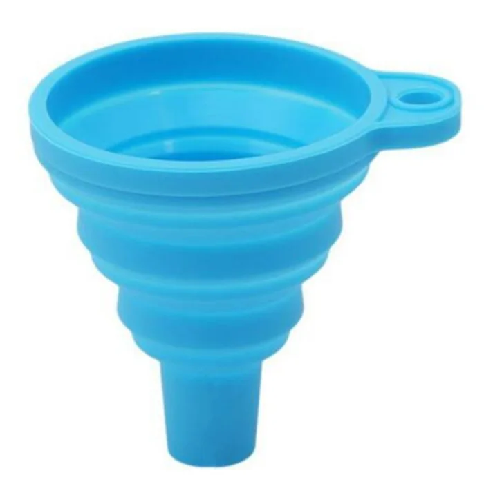 Food grade silicone foldable small funnel