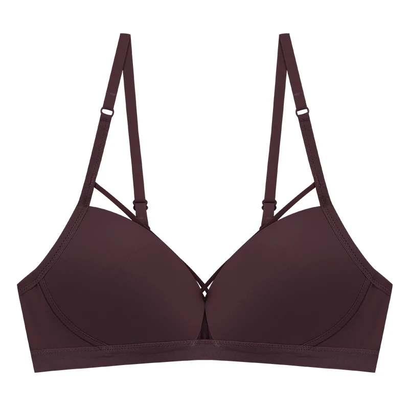 Wholesale Sexy breast without bra ladies Push up Wireless women seamless bra