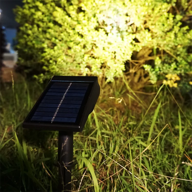Solar Tree Light Outdoor Dual Spotlight Landscape Garden Lawn Light Atmosphere Waterproof Garden Villa Tree Light