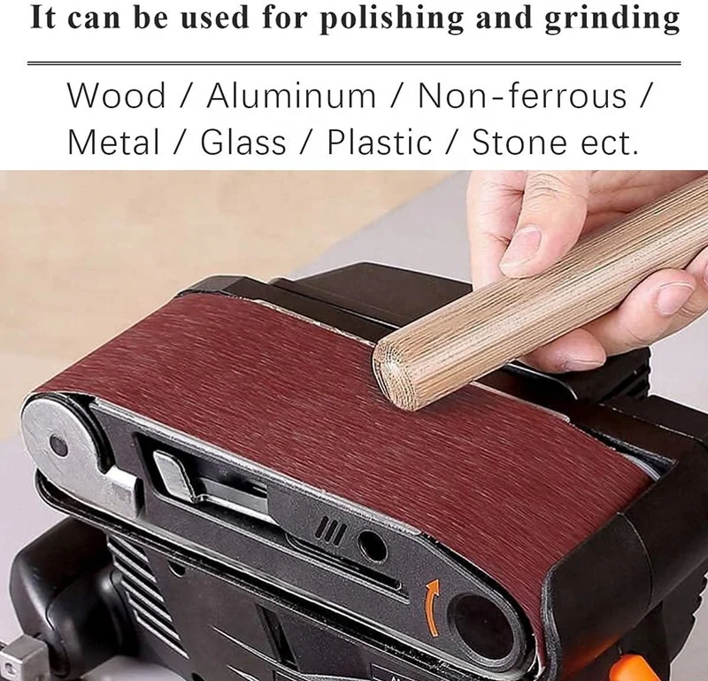 High-Performance Abrasive Tools Steel Aluminum Stainless Steel Siding Belt Metal Polishing Grinding Aluminum Oxide Cloth