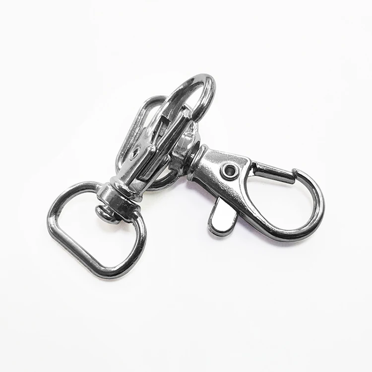 spring metal buckle snap hook Trigger clips buckles for leather strap/ belt keychain webbing pet leash hooks