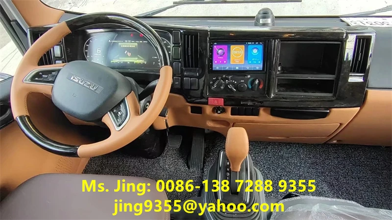 Custom Luxury Camper Van ISUZU 4x2 RV Motorhomes Mobile Touring Truck For Sale