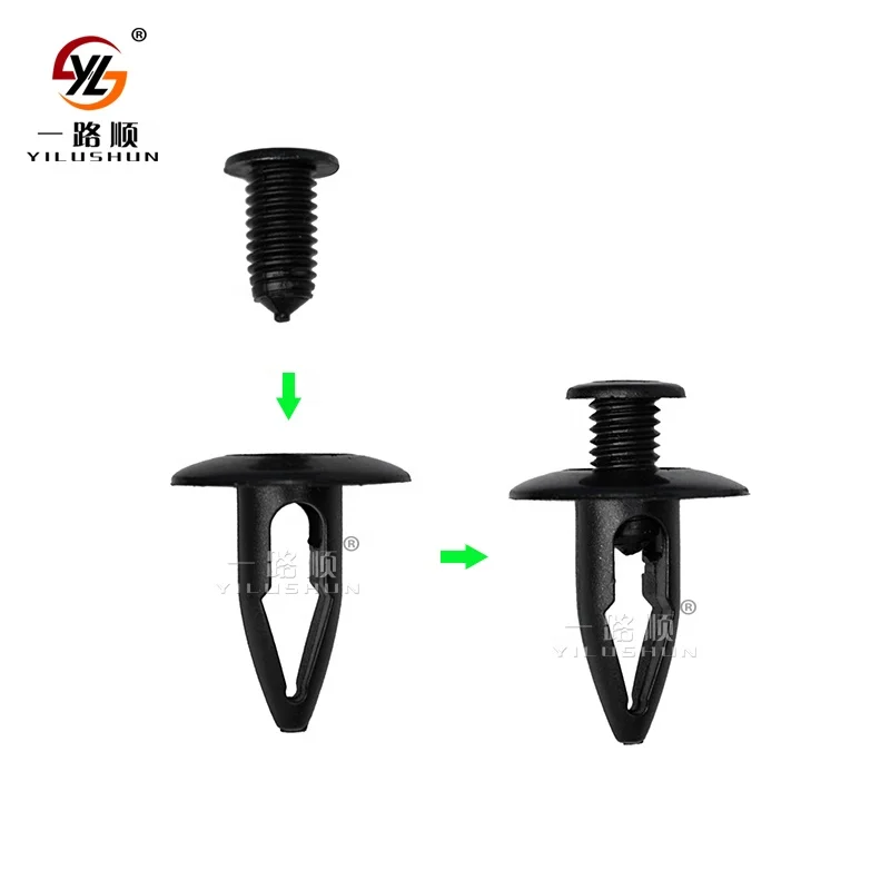 B35 Door Fastener Auto Bumper Fastener Transit Molding Clips Nylon Clips 01553-03201