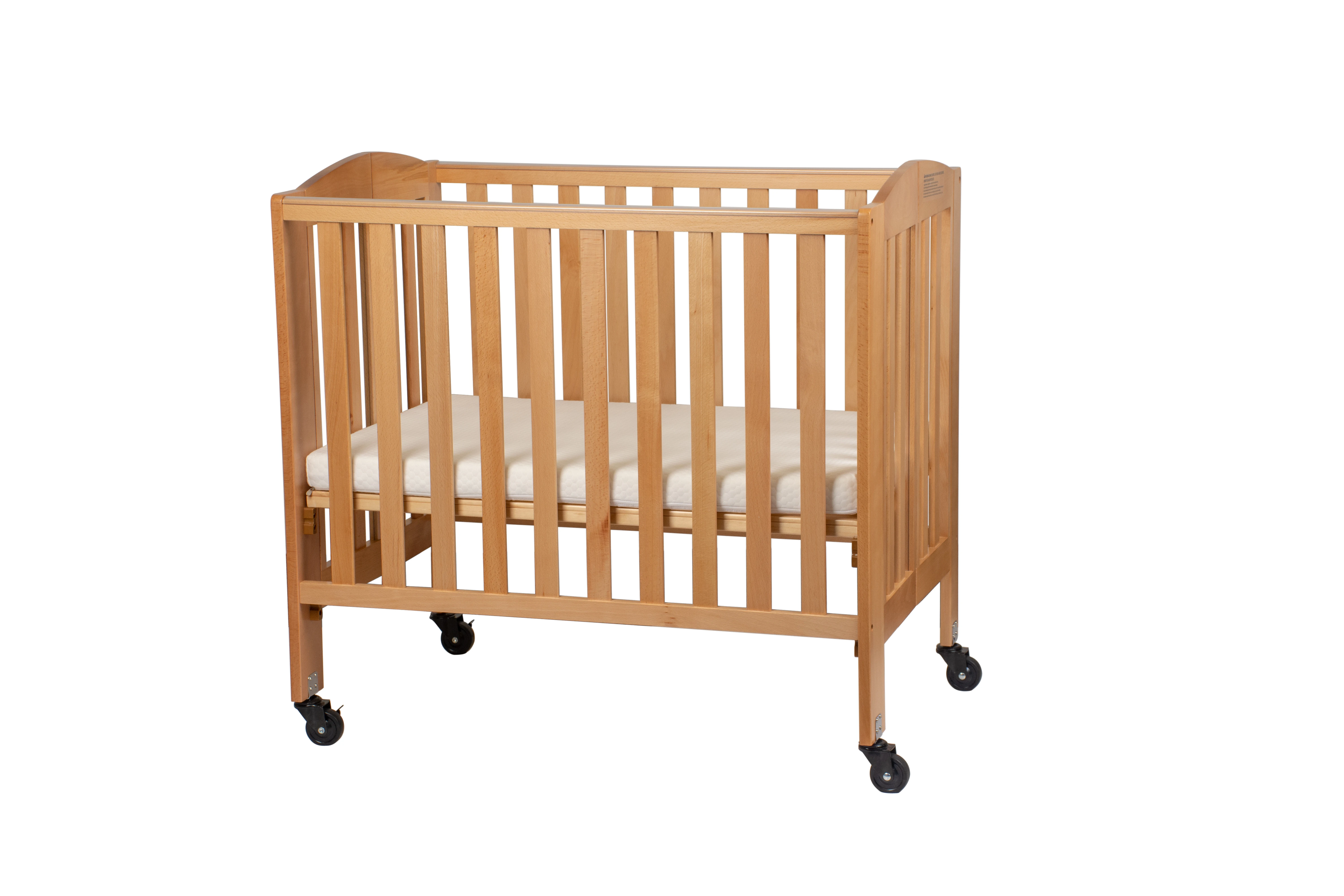 Деревянная детская кроватка Easton 4 5 звезд для использования в отеле, складная детская кроватка с матрасом, сертификат качества