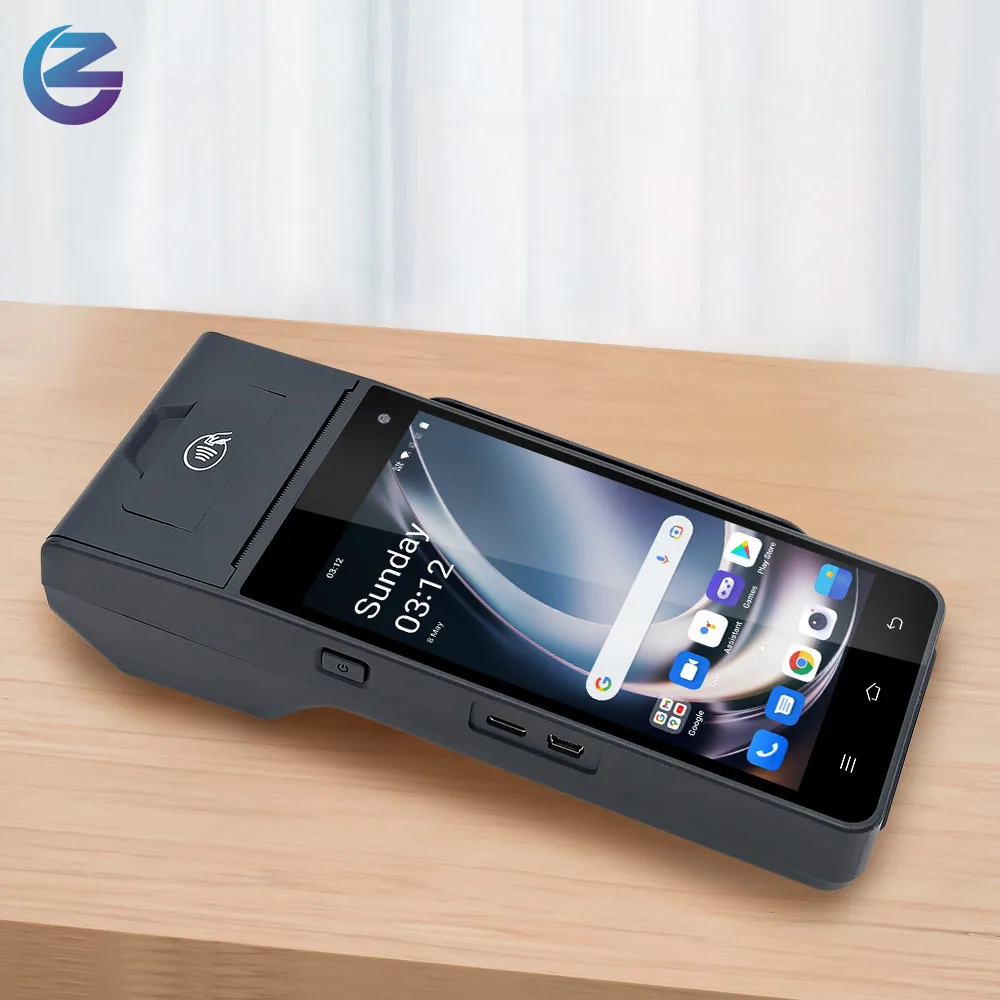 payment card swipe machine eft handheld biometric android lottery nfc portable bill printer inventory pos system