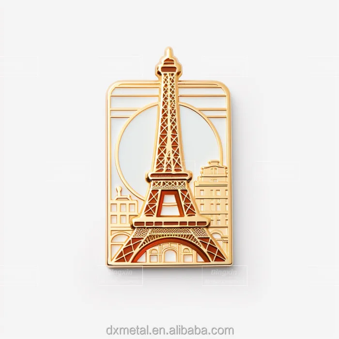 Manufacturer Customized City Travel Commemorative Theme Metal Pins For Collection