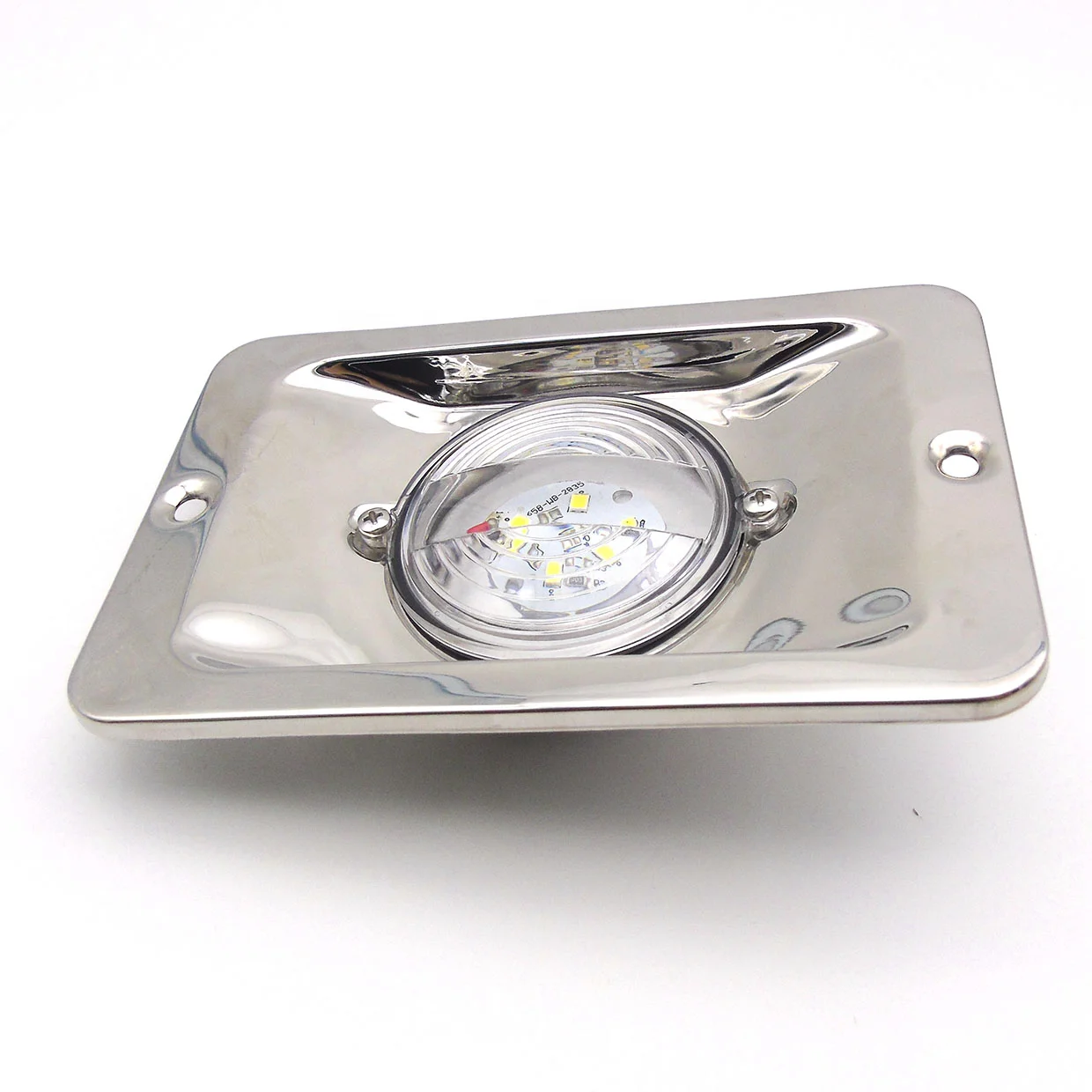 Foyo 12v IP66 Waterproof Led Rectangle Yacht Boat Marine Stern Stair Lights Boat Transom Mount Light