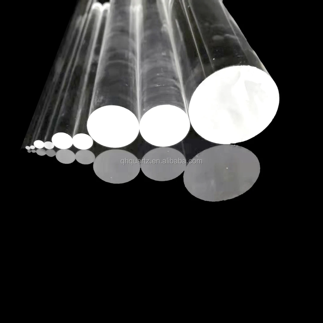 
QH fused solid glass rod with factory price 