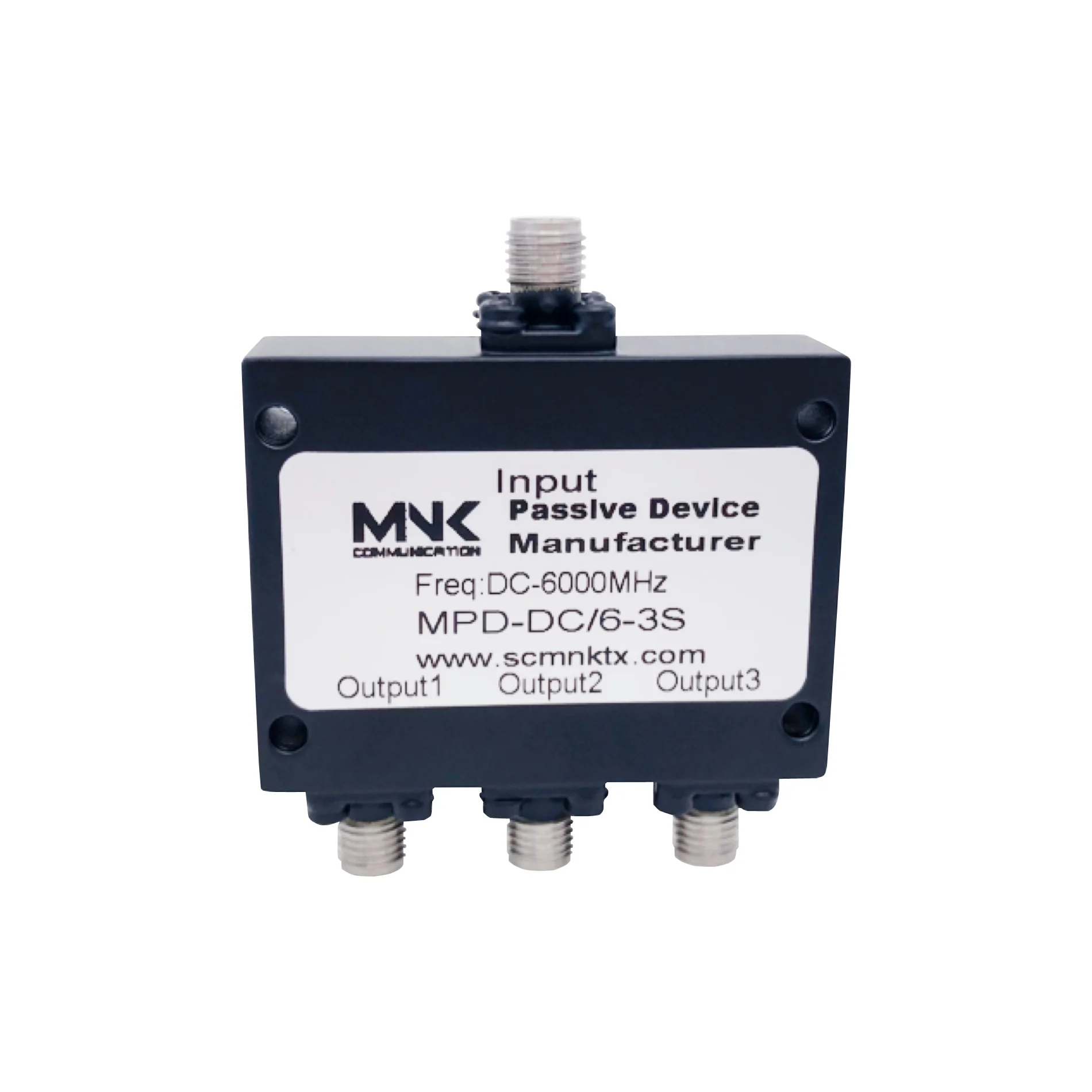 Hot SMA-F Stainless steel case DC-6000 MHz 3 Way splitter DC-6G 3 way Resistance power splitter