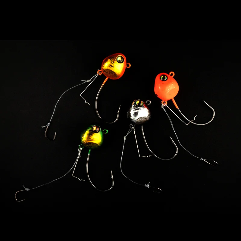 ECOODA Tenya Jig Head 40g/60g/80g Rubber Jig Head Rock Fishing Bait