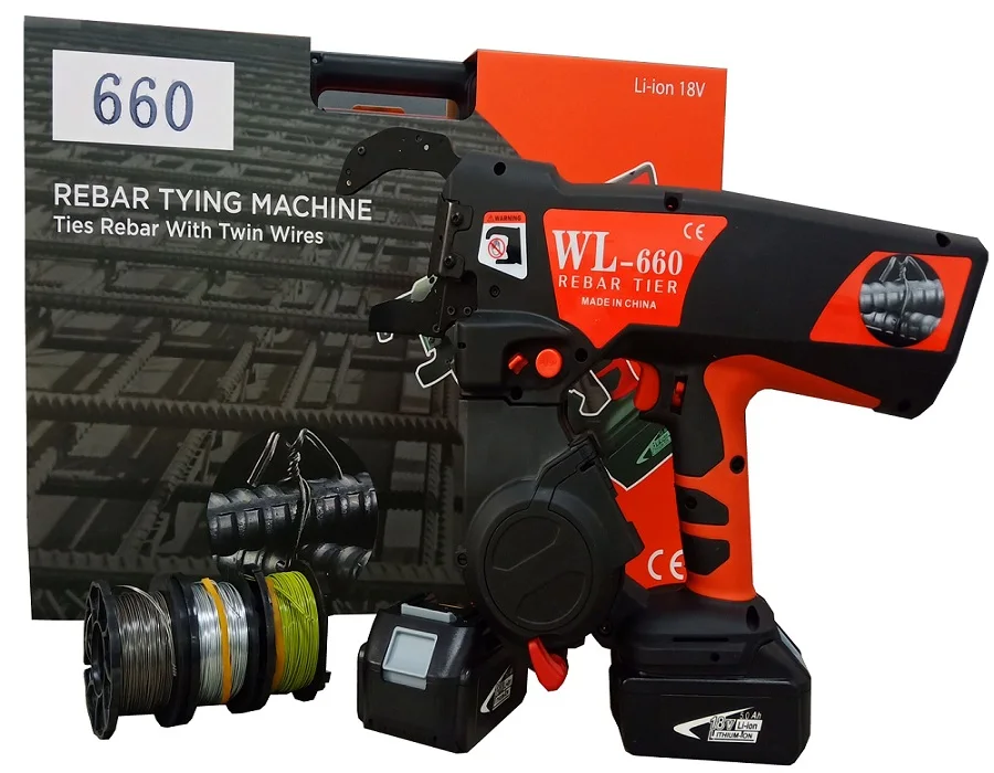 WL-660 Rebar Tier Tying Tools Steel Iron Binding Machine