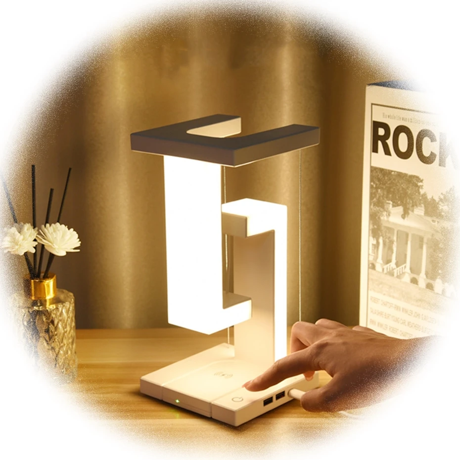 NEW Anti Gravity Reading Deskt Light Magnetic Levitation Table Lamp for Bedroom Study Office Decor