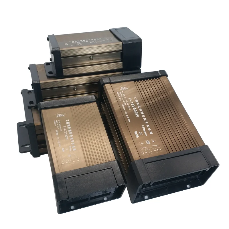 12V 24V 60W 100W 150W 200W 300W 400W Rainproof outdoor use led power supply for led advertising board