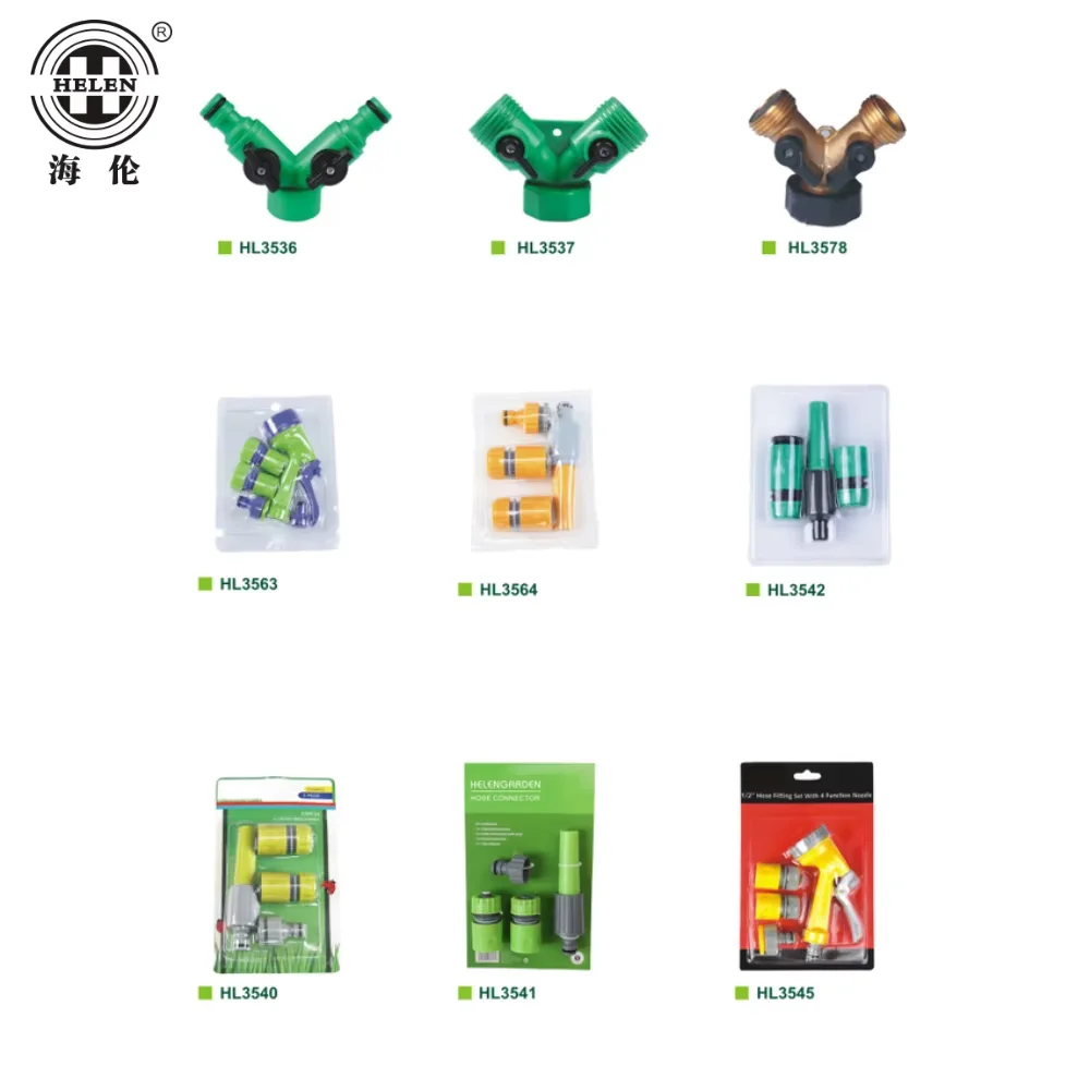 2 Way irrigation system Garden Hose Splitter ABS plastic 3/4 hose fittings connector  hose connector