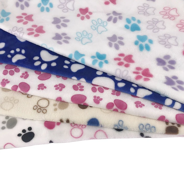 Double-sided flannel plain fabric Single-sided flannel pajamas blankets home textile fabric wholesale