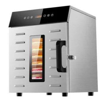Digital control dried apple and lemon chips home appliances food dehydrator with 8 trays