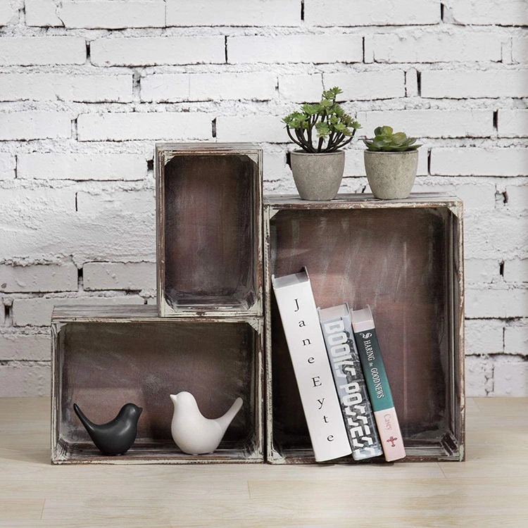 
Wooden craft storage box box basket for home decoration wooden storage box rectangular basket 