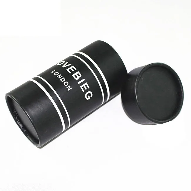 In stock 10ml 30ml 50ml cosmetic packaging recycled kraft cardboard white brown black paper
