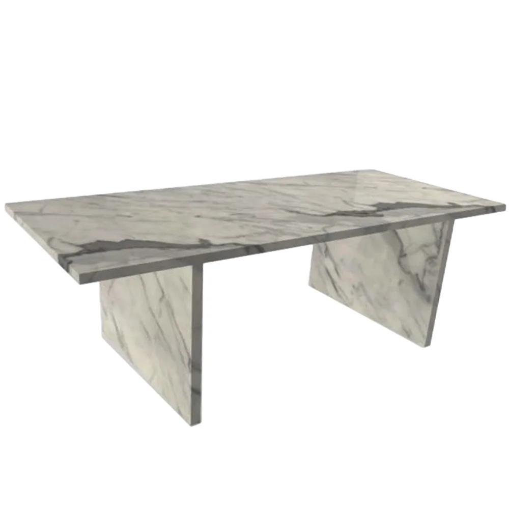 Бетонная мебель для столовой домашний дизайн интерьера идеи на заказ мраморный обеденный стол