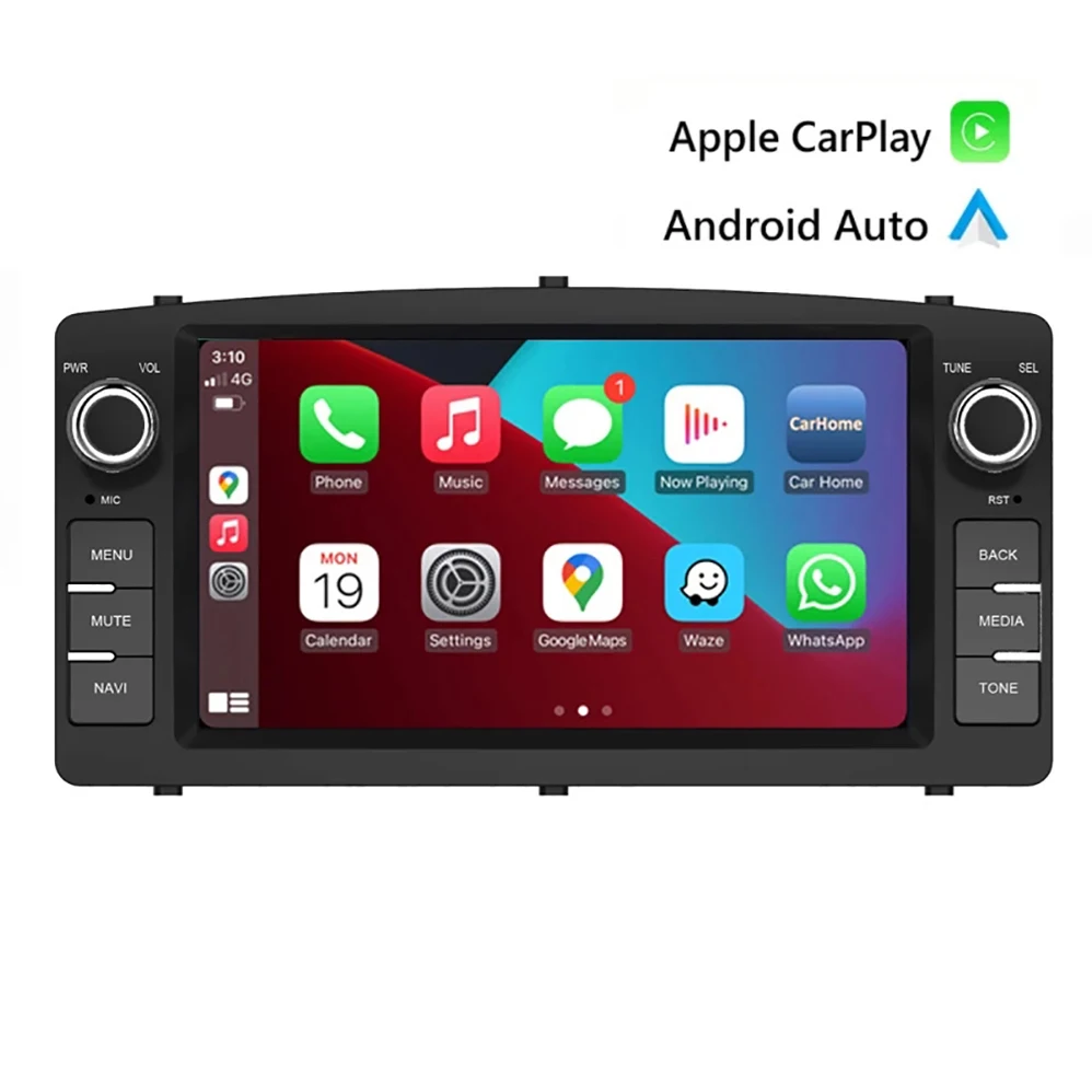 Автомобильный видеоплеер для Toyota Corolla E120 BYD F3 2000-2006 GPS навигация встроенный dsp carplay autoradio android головное устройство