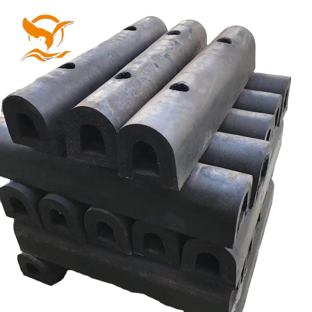 
Boat ship D type marine rubber fender for wharf and dock bumper seal strip 